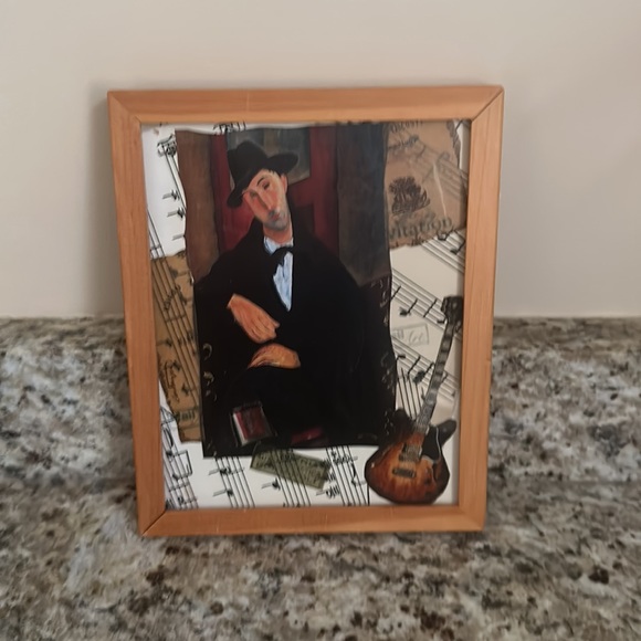 Man With Guitar by Claudette Castonguay - Picture 3 of 7